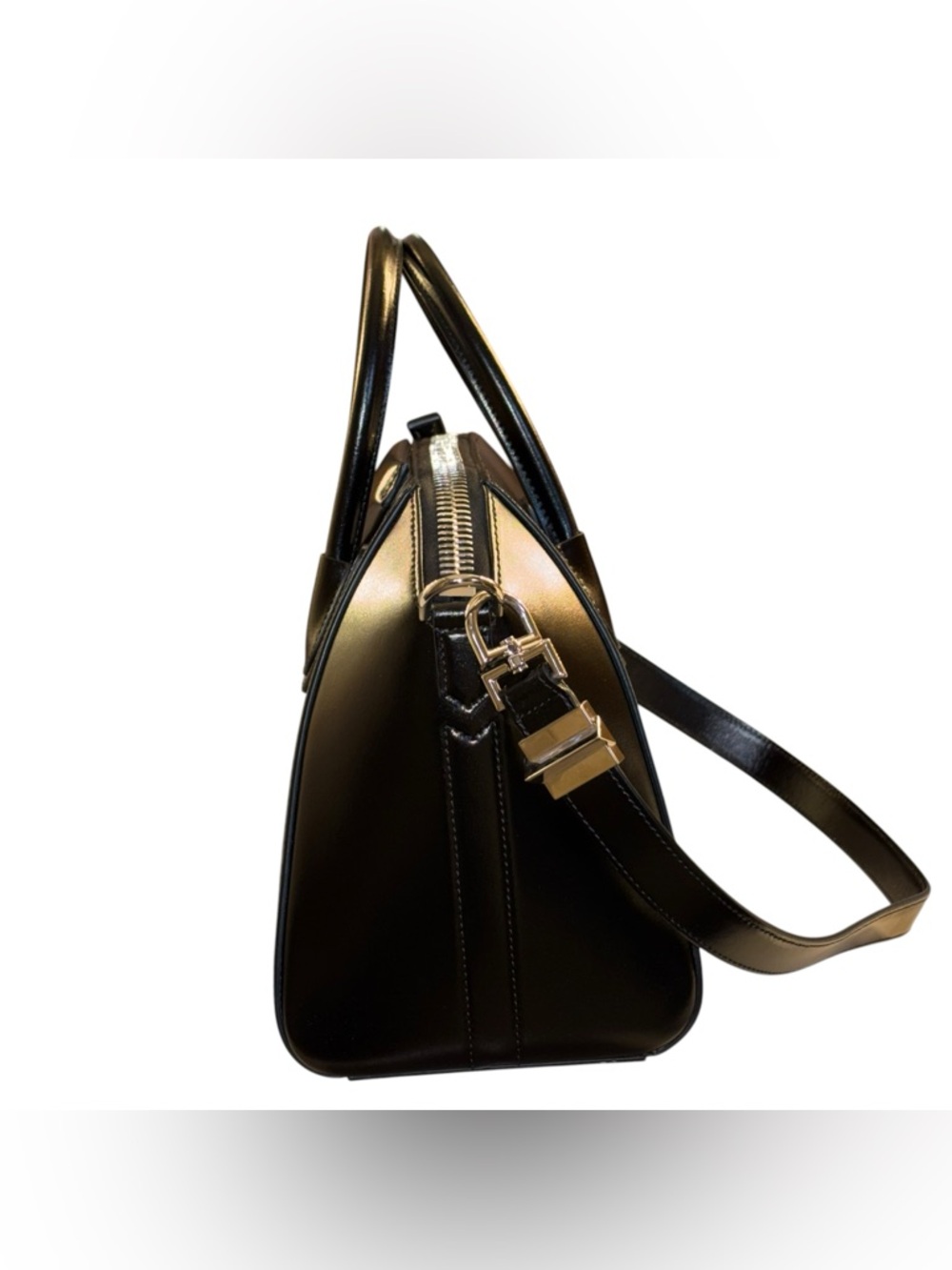 Givenchy Antigona Small Black Calfskin Satchel Shoulder Bag - Picture 4 of 16